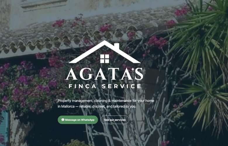 Agata's Finca Service — podgląd strony